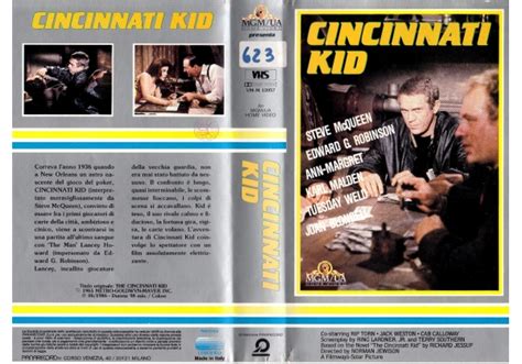 The cincinnati kid (from the cincinnati kid) — lalo schifrin. Cincinnati Kid (1965) on MGM/UA (Italy VHS videotape)