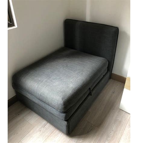 The £99 hammarn sofa bed easily transforms from a compact sofa to a bed for two in just 30 seconds. IKEA Vallentuna single sofa bed module, 傢俬＆家居, 傢俬 - Carousell