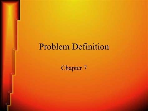 PPT - Problem Definition PowerPoint Presentation, free download - ID:841460