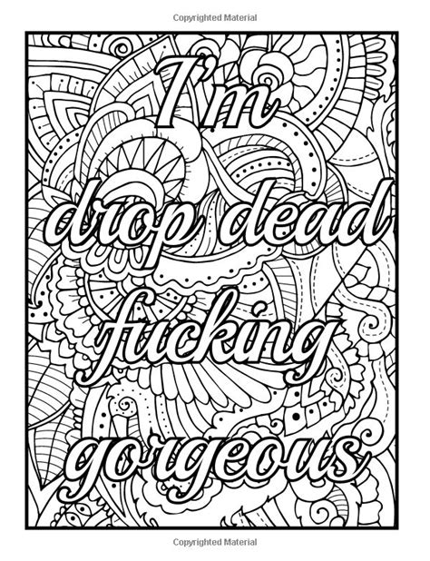 As an alternative, now you'll find you're a mother f*cking badass: Pin on !!!Adult Coloring Pages