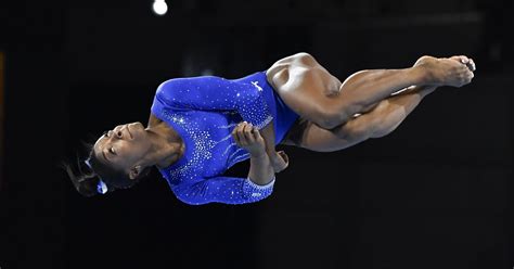 A triple double on floor from @simone_biles. Simone Biles's Triple-Double Named After Her: 2019 Worlds ...