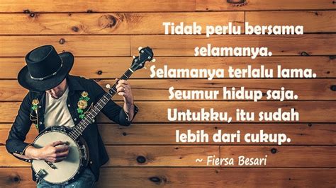 Sebagai penulis, fiersa telah menghasilkan enam novel. 20 Kata-Kata Singkat Menyentuh Hati yang Bikin Baper ...