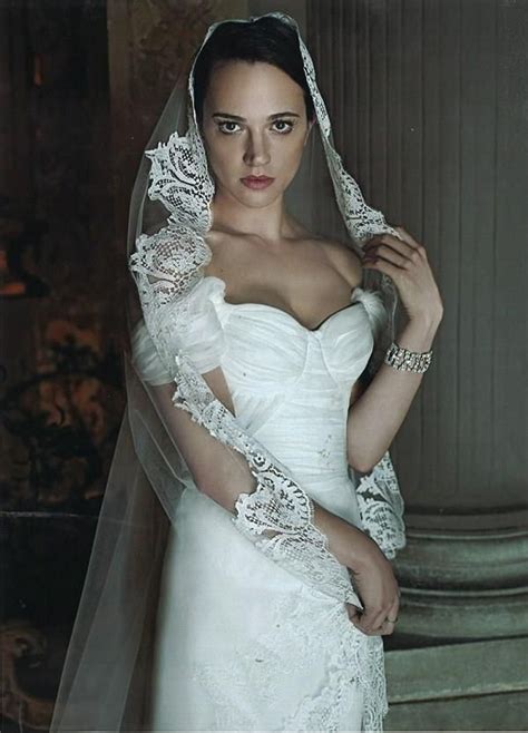 Her father is revered horror director dario argento. Asia Argento wearing a wedding dress from Alberta Ferretti ...