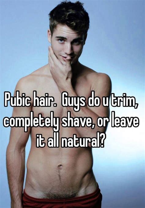 Common mistakes made while shaving. Pubic hair. Guys do u trim, completely shave, or leave it ...