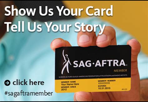 Maybe you would like to learn more about one of these? Show Us Your Card! | SAG-AFTRA