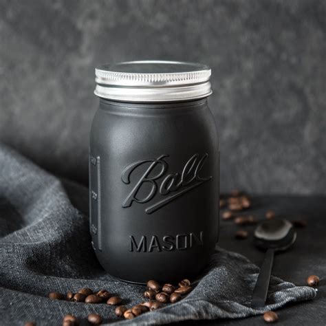 Check spelling or type a new query. Black Glass Mason Jar with Silver Lid | Maisons du Monde ...