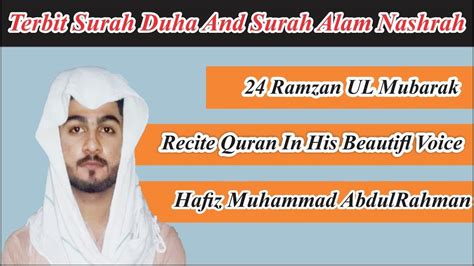 0 ratings0% found this document useful (0 votes). Hafiz Muhammad AbdulRahman terbit surah Duha And Surah Alam Nashrah 20 Ramzan UL Mubarak 2020 ...