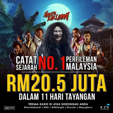 However, the residents of kg. Hantu Kak Limah Pecah Rekod Filem Malaysia, 11 Hari Kutip ...