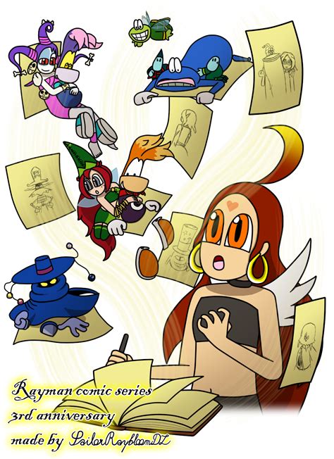 These creatures are the stuff of legend… dragons, giant toads, sea monsters, and even evil luchadores. Rayman comic series - 3rd anniversary by SailorRaybloomDZ ...