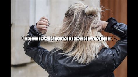 En effet, si l'objectif d'apporter de la lumière à vos cheveux est identique pour les deux techniques, le résultat est totalement différent. #COIFFURE : mes mèches blondes/blanches - YouTube