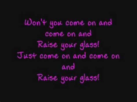 Pink (p!nk) raise your glass lyrics: Pink - Raise Your Glass - Lyrics - YouTube