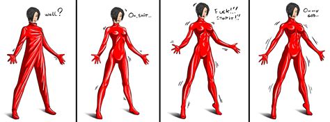 Get to work (tg caption) pastelplatypus. Latex Bodysuit Tg Trapped