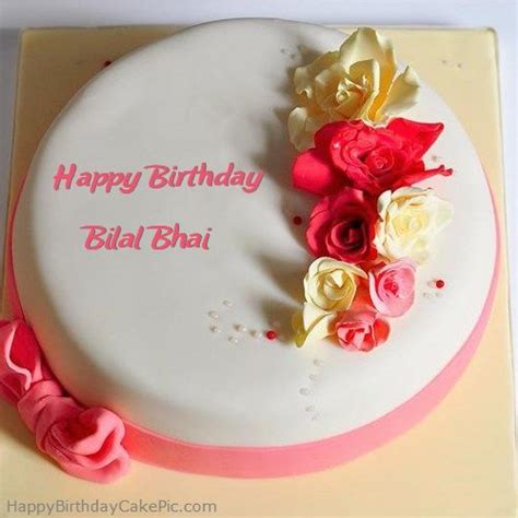 Happy birthday bilal bhai wishes. Roses Happy Birthday Cake Of Bilal Bhai | Happy birthday ...