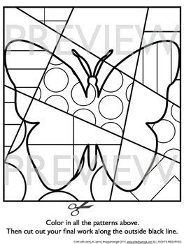 Pop art interactive coloring sheets. Spring Pop Art Interactive Coloring Sheets - Fun Spring ...