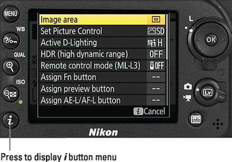 That's where nikon d7200 for dummies comes in! External Controls on the Back of Your Nikon D7200 - dummies