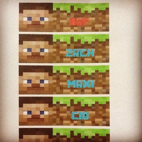 They aren't everywhere, but there is a pretty high chance of finding them if you look in the. Minecraft themed name tags | Projects to try, Theme, Projects