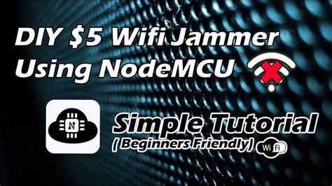Continuously jam all wifi clients/routers. DIY $5 Wifi Jammer Using NodeMCU | Deauthentication Attack Using ESP8266 | Ethical Hacking - YouTube