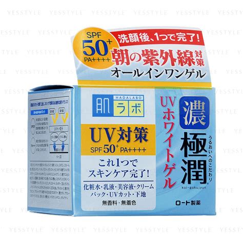 Rohto hada labo shirojyun premium whitening toner lotion 170ml free ship. Hada Labo Gokujyun UV White Gel SPF 50+ ingredients ...