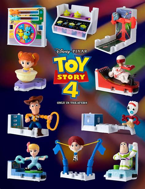 Toy story 4 this or that with pixar artist mara macmahon! Toy Story 4 - McDonald's collection | Disney Merchandise ...