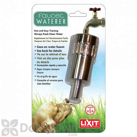 You also get, 80% aphid control. Lixit L - 100 Dog Faucet Waterer