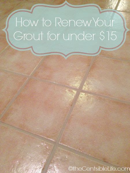 Apply to grout, let sit for 10 minutes and use a soft. Grout Makeover with Grout Renew | Grout renew, Grout, Diy ...