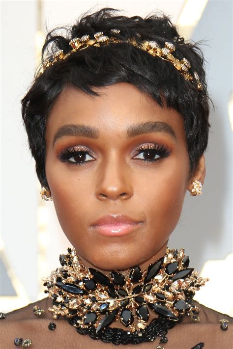 This cut is ideal for ladies like janelle who want to work with their hairâ€™s natural texture rather than against it. Best Celebrity-Inspired Prom Hairstyles for Short Hair ...