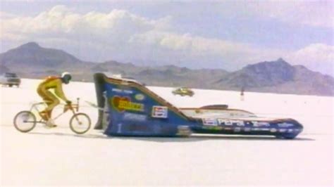 Then on september 16, 2018 denise shattered the overall (men's) record of 167mph with 183.9mph. Bicyclist John Howard's 1985 Land-Speed Record