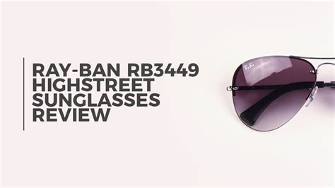 No ratings or reviews yetno ratings or reviews yet. Ray Ban RB3449 Highstreet Sunglasses Review ...