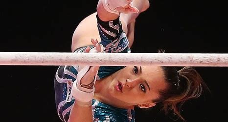 She is the current leader of the romanian women's artistic gymnastics team, and repr. Gymnastics world all-around favorite withdraws in warm-up