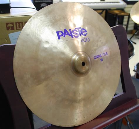 Only 1 available and it's in 1 person's cart. Paiste 400 Series China Type 16" Cymbal - 1980s - Made in ...