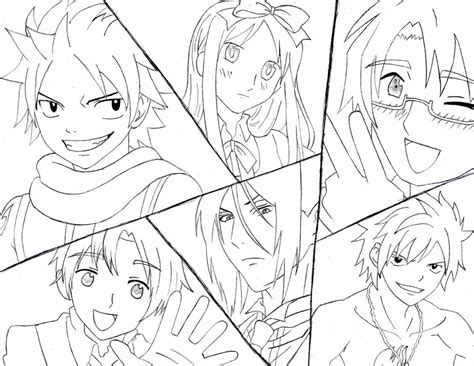 People interested in manga line art also searched for. Anime Line Art Collage by gijoerenegades on DeviantArt