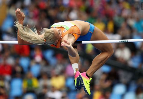 Nadine visser is a dutch athlete. Meerkampsters zakken weg na hoogspringen