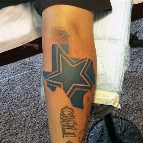 Cowboy tattoos are becoming an increasing part of western culture. 50 Dallas Cowboys Tattoos For Men - Manly NFL Ink Pomysły