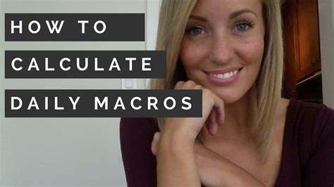 This app doesn't yet have a database, so it requires you to manually input all of your macro information. How To Calculate Your Daily Macros - YouTube in 2020 ...