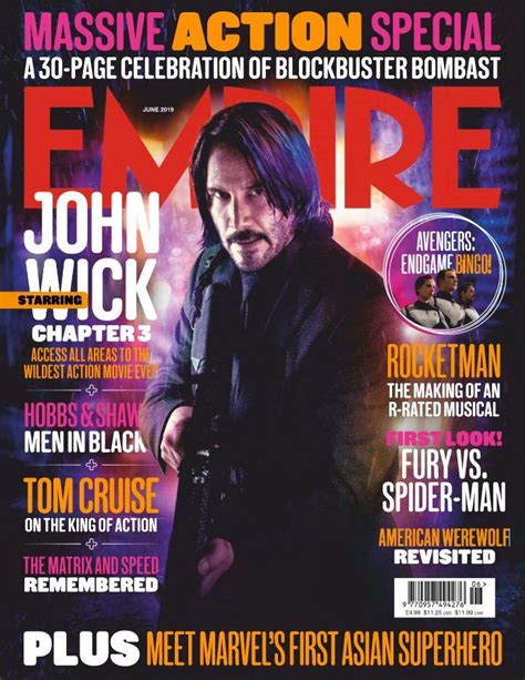 Pickens was also fascinated with reeves' story, and after seeing freeman speak about the legend in a tv interview, the two partnered up to develop a series. 2019 April Empire Magazine Cover. Keanu Reeves as John ...