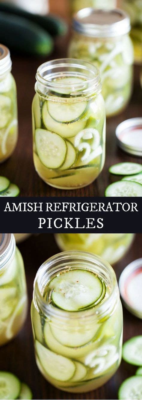 Transfer the cucumbers to a colander and run. Amish refrigerator pickles | Recipe | Refrigerator pickles, Pickles, Pickling recipes
