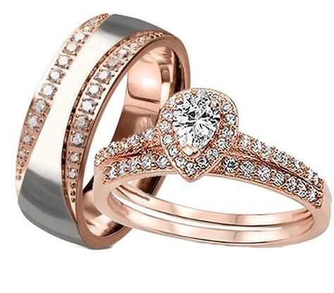 You can find unique wedding rings here, his and her wedding rings are exchanged on the wedding ceremony in most countries and cultures.platinum and gold diamond rings which are precious and can keep the original beauty as long as a life time. Quality His and Hers Wedding Ring Sets at Cheap Prices ...