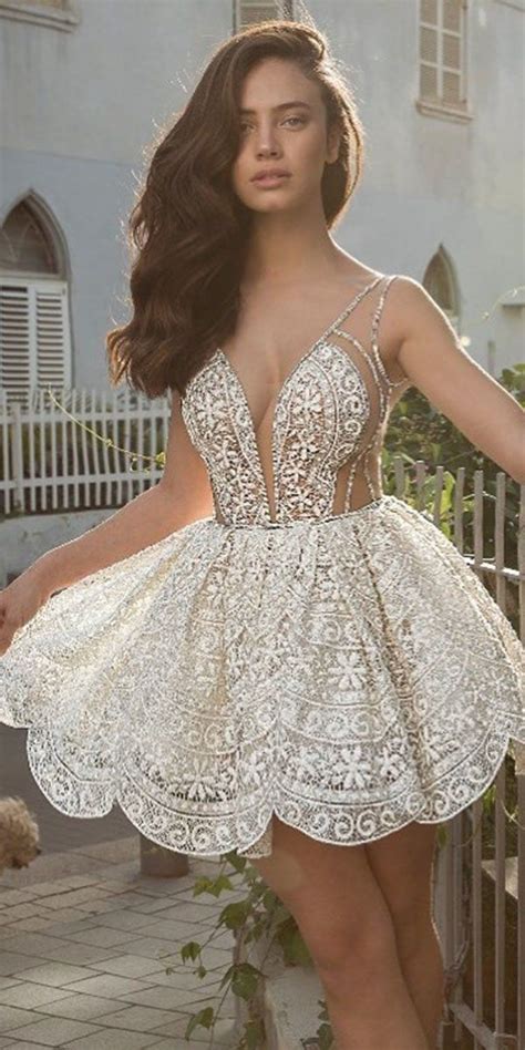 Just be attention that simple let's face it: 27 Amazing Short Wedding Dresses For Brides | Short ...