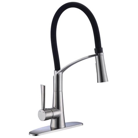 Faucets are the cheery on the top in every kitchen, and when buying one, it is important to consider not only the design but also its functionality and quality. CREA Modern Kitchen Faucet, Stainless Steel Single Handle