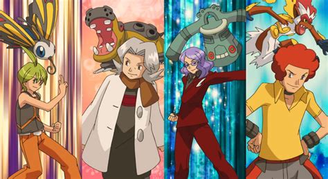 After beating the elite four and completing the stark mountain prologue, you can rematch gym leaders and the five trainers you partnered with during the game, at the trainer café in the survival area. Image - Sinnoh Elite Four.png | Pokémon Wiki | FANDOM ...