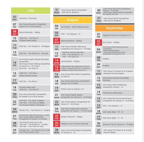 Academic coursework and religious observance policy. Academic Calender 2016-17