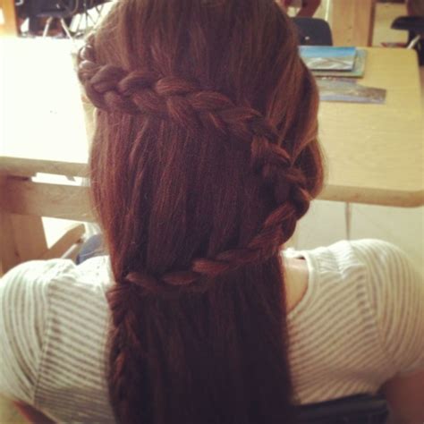 These four styles are all about the zig zag braided styles. Zig zag braid | Zig zag braid, Long hair styles, Hair styles