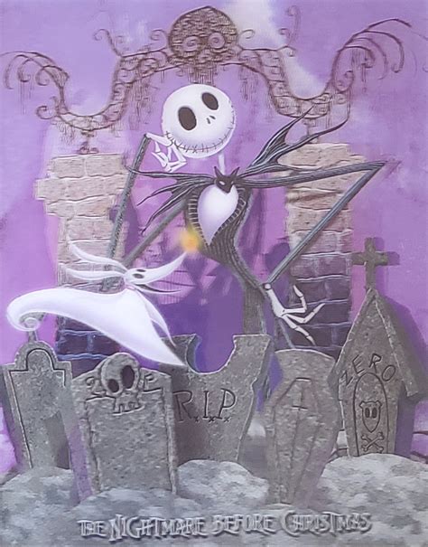 The Nightmare Before Christmas 3D Lenticular Poster in 2020 | Before christmas, Nightmare before ...