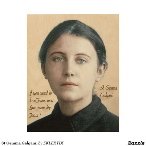 See more ideas about st gemma galgani, catholic saints, catholic faith. St Gemma Galgani, Wood Wall Art | Zazzle.com | St gemma ...