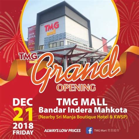 Stay tuned for our grand opening we are very excited to bring something new and fresh to kuantan community. TMG Bandar Indera Mahkota Kuantan Opening Promotion (21 ...