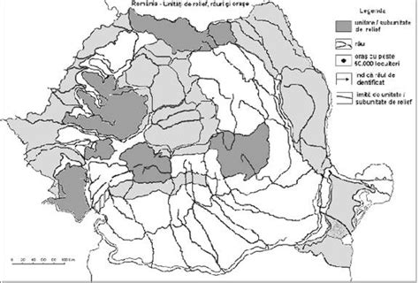 • ose curbează cu peste 90, cuprinzând în interiorul lor o mare depresiune; Harta Cu Altitudini : Harta României (Politică, Fizică ...