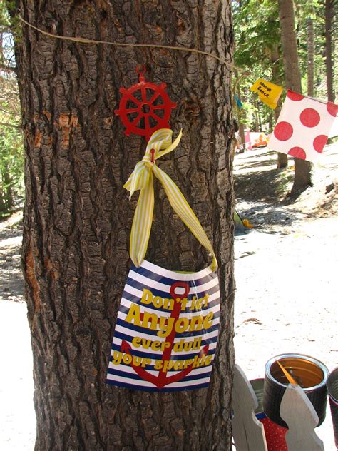 For the little sister who likes to stand out, get her this purple backpack covered in what look like playful nonpareil sprinkles. Young Women Inspiration: Girls Camp 2012~ our camp