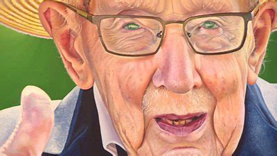 Captain sir tom moore, 100, has been rushed to hospital after he tested positive for covid. Captain Sir Tom Moore portraits auctioned for charity ...