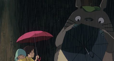 Two young girls, satsuki and her younger sister mei, move into a house in the country with their father to be closer to their hospitalized mother. My Neighbor Totoro Screencap and Image | Fancaps.net