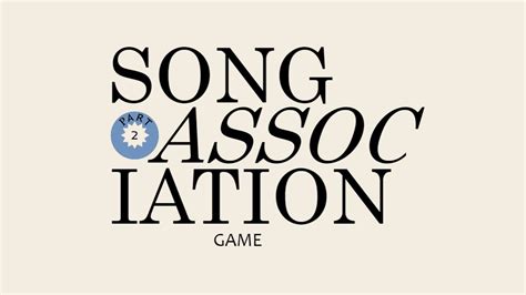 Now available for ios and android! Song Association Game 2 - YouTube